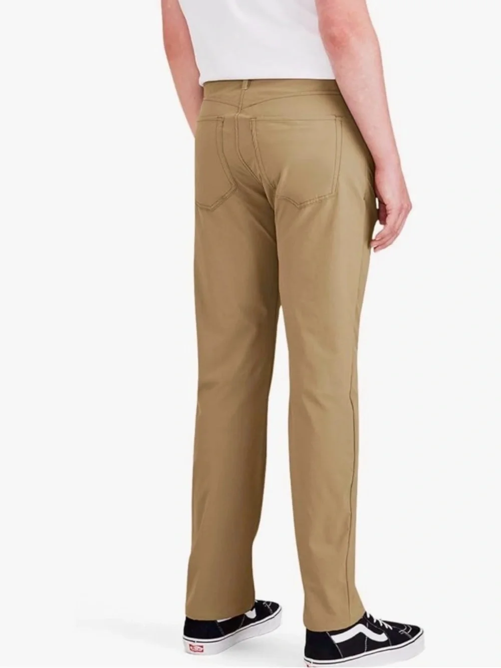 Dockers Pants Go Jean Cut Straight Fit Security Pocket British Khaki Size 34x32